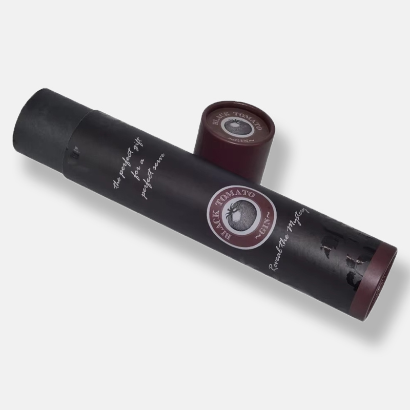 Black Long Paper Tube Packaging Supplier